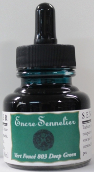 Sennelier ink  30 ml (100 ml=20,90 €)803 darkgreen